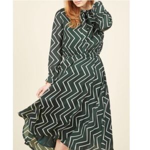 Green Heart In The Right Shirt  Dress ModCloth